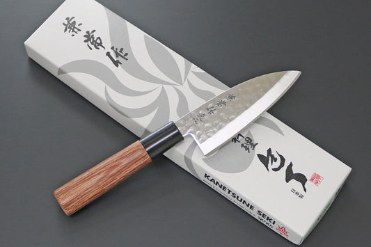 Kanetsune 4.13" DSR-1K6 Ko-Deba Single-Bevel Kitchen Knife - Made in Japan KC-956