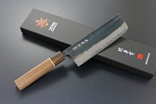 Kanetsune MATSU-ZUMI-YAKI Nakiri 165mm Damascus Kitchen Knife - Made in Japan KC-473