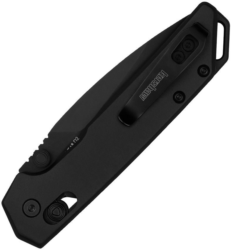 Kershaw Mini Iridium 3" D2 Black DuraLock KVT Black Aluminum Folding Knife 2051BLK