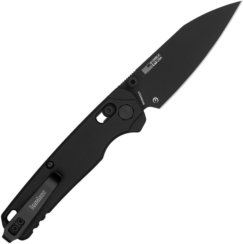 Kershaw Bel Air 3" CPM Magnacut DuraLock KVT Black PVD Folding Knife 6105BLK