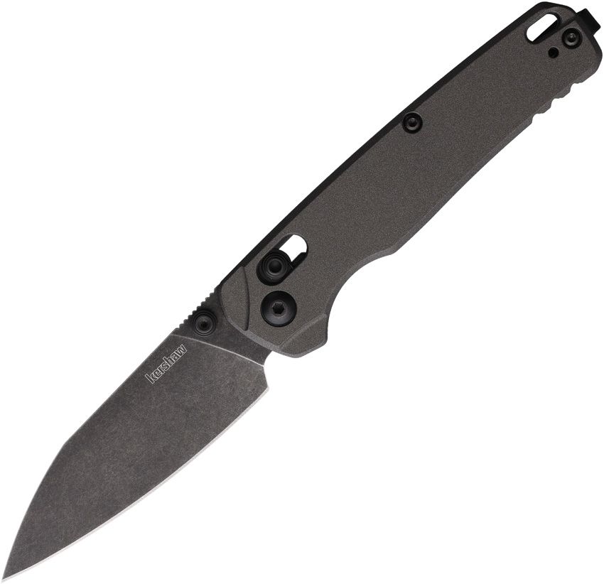 Kershaw Bel Air 3" CPM Magnacut DuraLock KVT Gray Blackwash Folding Knife 6105GRYBW