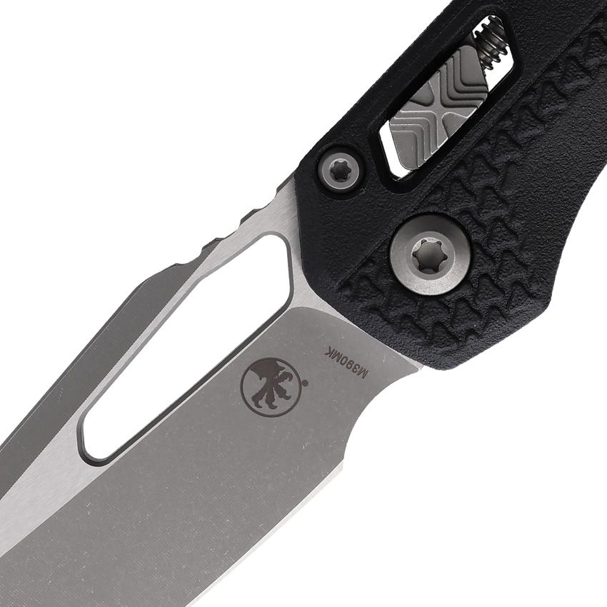 Microtech MSI Ram-Lok 3.9" M390MK Apocalyptic Black Tri-Grip Polymer Folding Knife