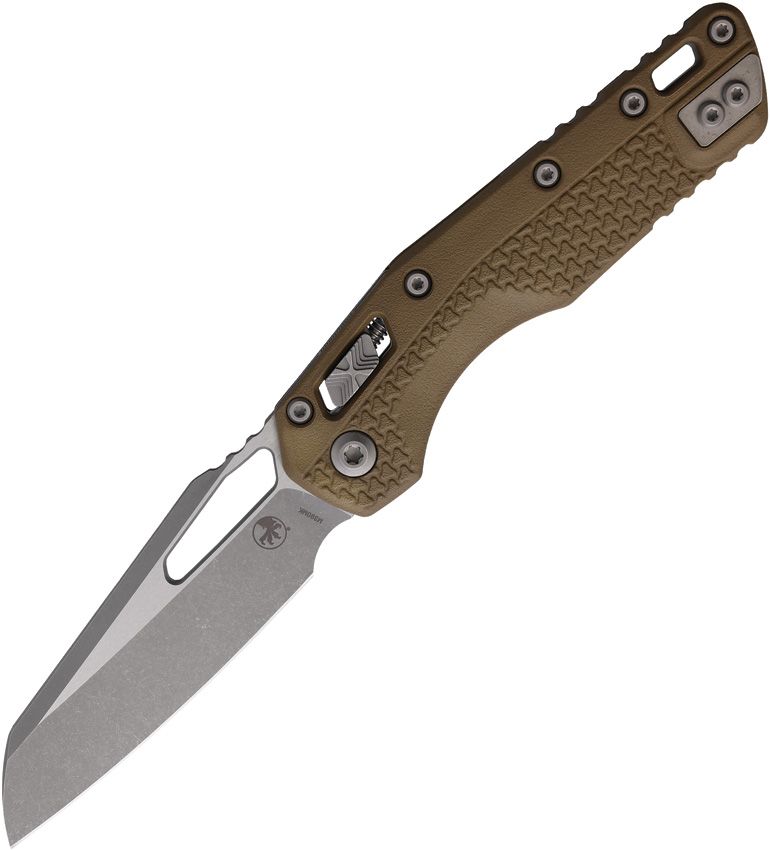 Microtech MSI Ram-Lok 3.9" M390MK Apocalyptic Dark Earth Tri-Grip Polymer Folding Knife