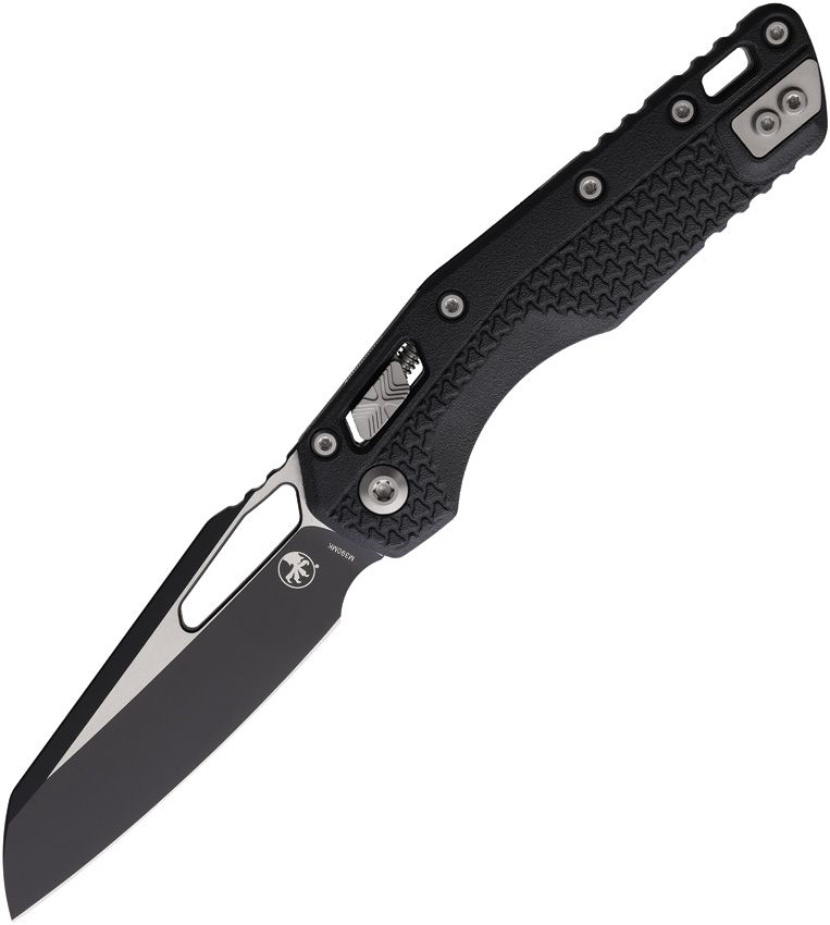 Microtech MSI Ram-Lok 3.9" M390MK Two-Tone Black Tri-Grip Polymer Folding Knife