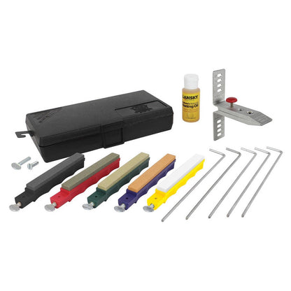 Lansky Deluxe 5-Stone Controlled-Angle Sharpening System LKCLX