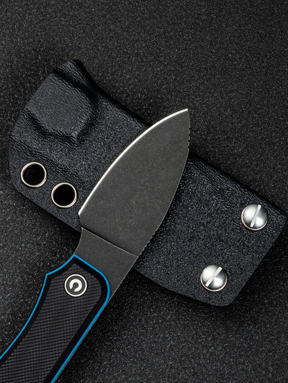 Civivi Baby Banter Fixed 2.39" Nitro-V Black/Blue G10 Fixed Blade Knife C23045-1