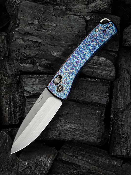 WE Nightblade 2.98" CPM 20CV Flamed Titanium Folding Knife by Dutch Bushcraft Knives WE22046-4