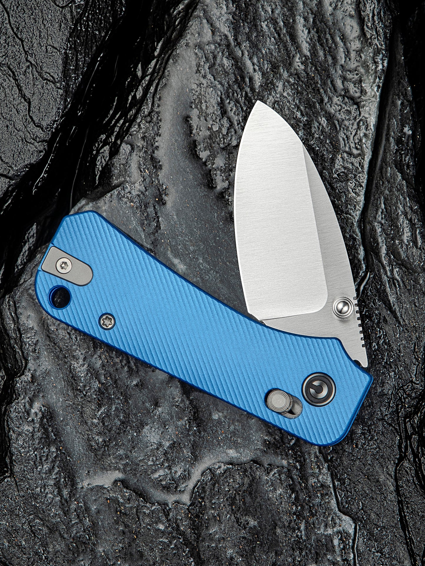 Civivi Baby Banter 2 2.34" Nitro-V Blue Aluminium Crossbar Lock Folding Knife C23074-1