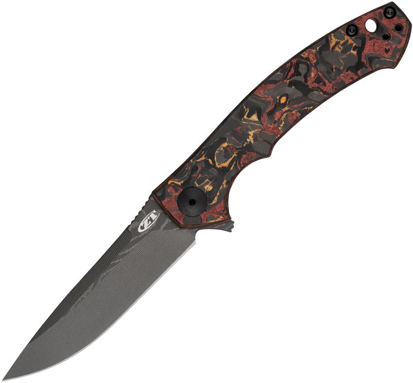 Zero Tolerance 0450CFDAMS Sinkevich Limited Edition 3.25" Vegas Forge Damascus Carbon Fiber Titanium Folding Knife