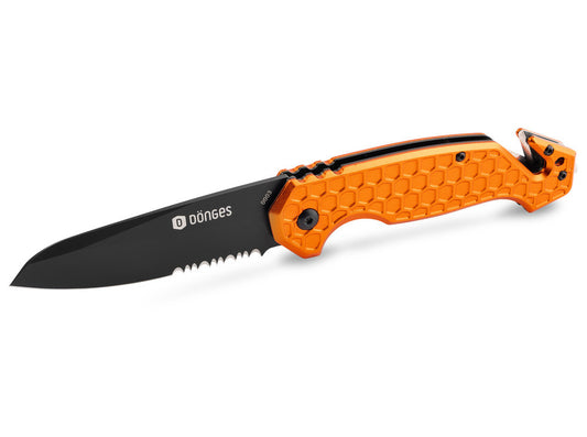 Boker Plus Donges Basic Rescue 3.35" Orange Aluminium Rescue Folding Knife