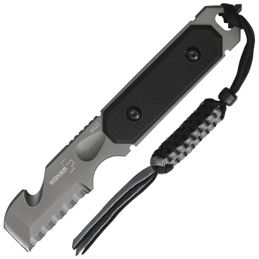 Boker Plus Cop Tool 440C G-10 Multifunctional Rescue Pry Knife with Kydex Sheath 02BO300