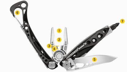 Leatherman Skeletool CX Onyx 4" Multi Tool with 154CM Blade