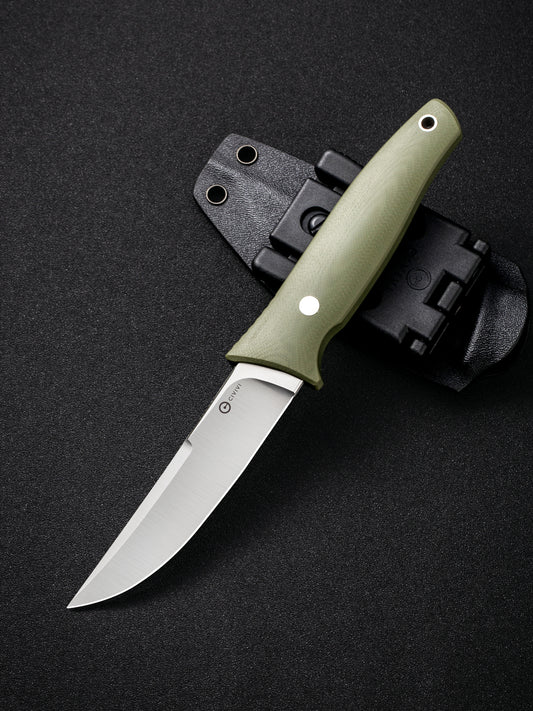 Civivi Tamashii 4.07" D2 OD Green G10 Fixed Blade Knife by Bob Terzuola C19046-2