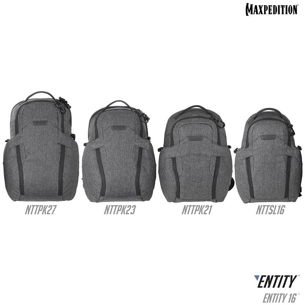 Maxpedition Entity 21 Charcoal EDC Backpack NTTPK21CH