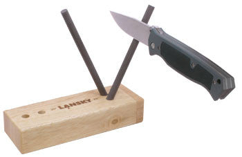 Lansky Crock Stick Serrated Bread Knife Sharpener