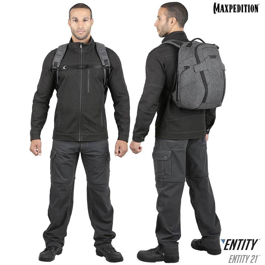 Maxpedition Entity 21 Charcoal EDC Backpack NTTPK21CH